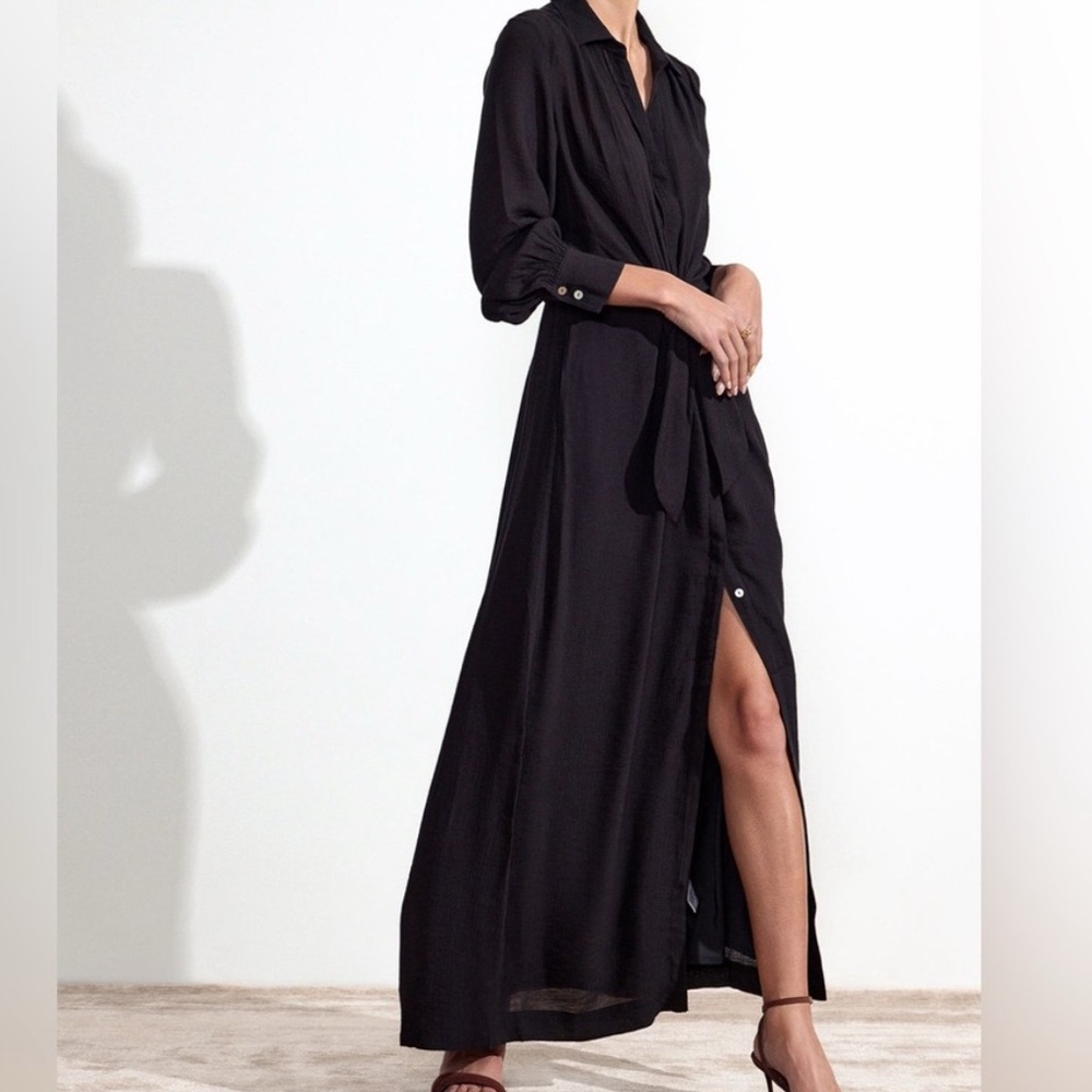 Brochu Walker Black Onyx Madsen Maxi Dress XS - Picture 1 of 9